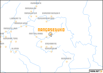 map of Nanga Seduko