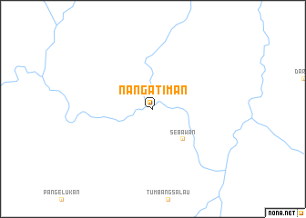 map of Nanga Timan