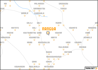 map of Nangda