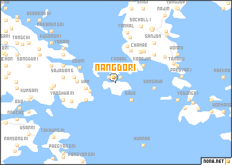 map of Nangdo-ri