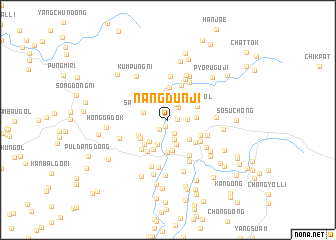 map of Nangdunji