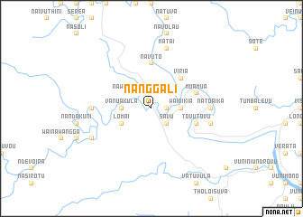 map of Nanggali