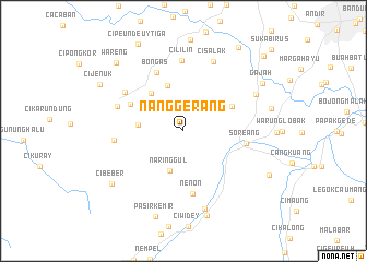 map of Nanggerang