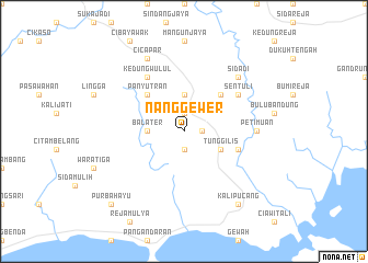 map of Nanggewer