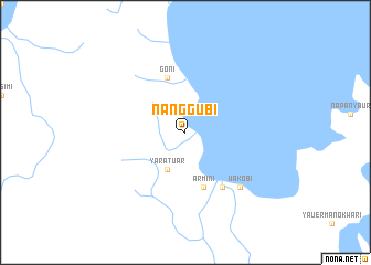 map of Nanggubi