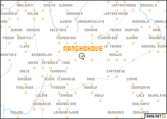 map of Nanghohové