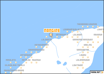 map of Nangiré