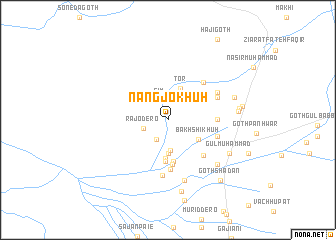 map of Nāng jo Khuh
