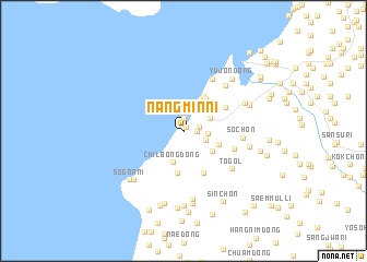 map of Nangmin-ni