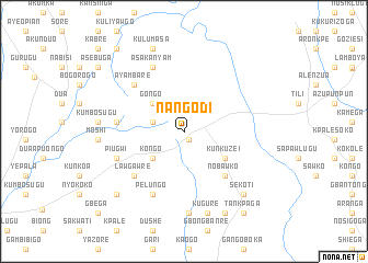 map of Nangodi