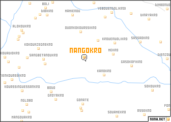 map of Nangokro