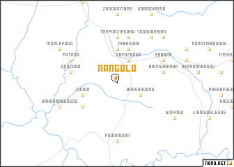 map of Nangolo