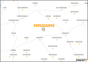 map of Nangoudama