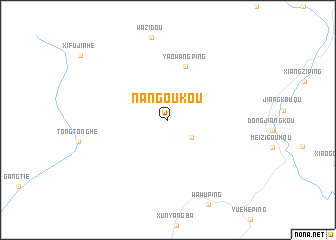 map of Nangoukou