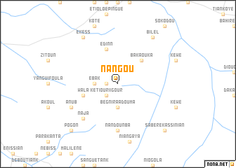 map of Nangou