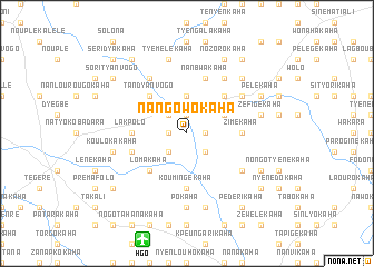 map of Nangowokaha