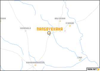 map of Nangoyékaha