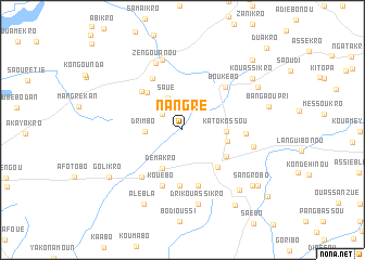 map of Nangré