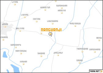 map of Nanguanji