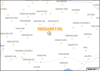 map of Nanguanting