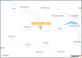 map of Nanguantou