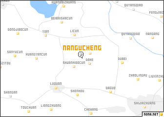 map of Nangucheng