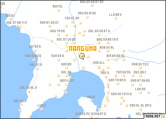 map of Nanguma