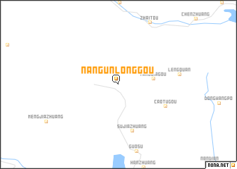 map of Nangunlonggou