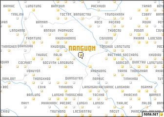 map of Nà Ngườm