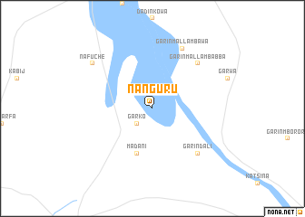map of Nanguru