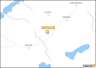 map of Nangwa