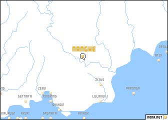 map of Nangwe
