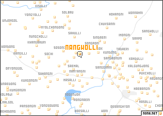 map of Nangwŏl-li