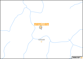 map of Nangxian