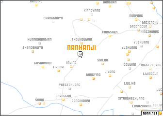 map of Nanhanji