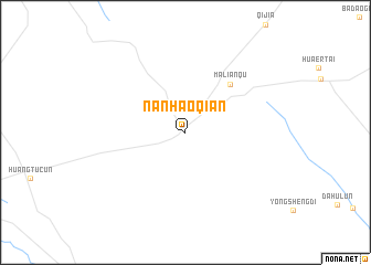 map of Nanhaoqian
