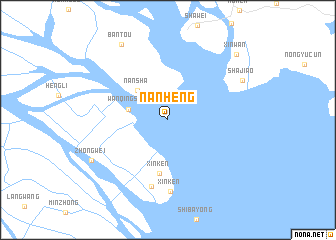 map of Nanheng