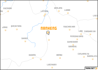 map of Nanheng