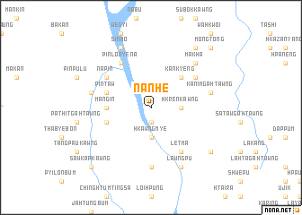 map of Nanhe