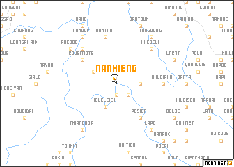 map of Na Nhieng