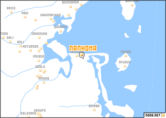 map of Nanhoma