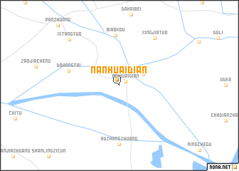 map of Nanhuaidian