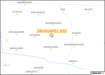 map of Nanhuanglong