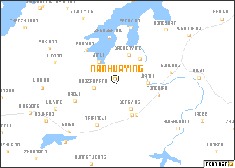 map of Nanhuaying
