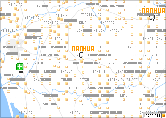 map of Nan-hua