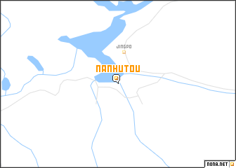 map of Nanhutou