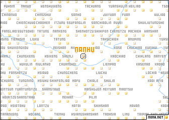 map of Nan-hu