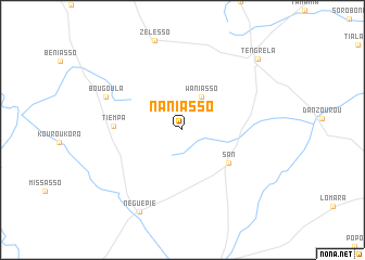 map of Naniasso