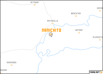 map of Nani-chito