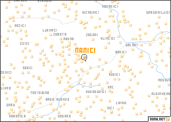 map of Nanići